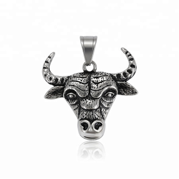 34375 xuping diseño personalizado de acero inoxidable joyas Bull cabeza colgante